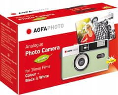 AGFA AgfaPhoto analogová kamera na 35mm (135) film + lampa - Zelená