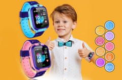 CoolCeny Dětské chytré hodinky s kamerou a GPS lokátorem - Modrá