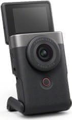 Canon PowerShot V10 Vlogging Kit, stříbrná