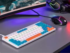 Tracer FINA 84 Mechanická klávesnice bílá/modrá (Outemu Red Switch)